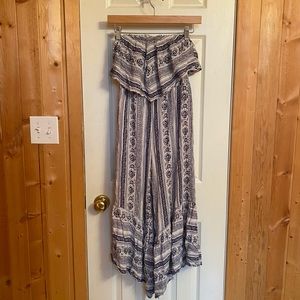 strapless romper/jumpsuit